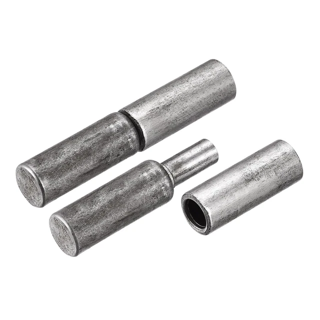 Weld on Barrel Hinges, 35mm x 7mm Male to Female Iron Hinge Pin 30 Pairs