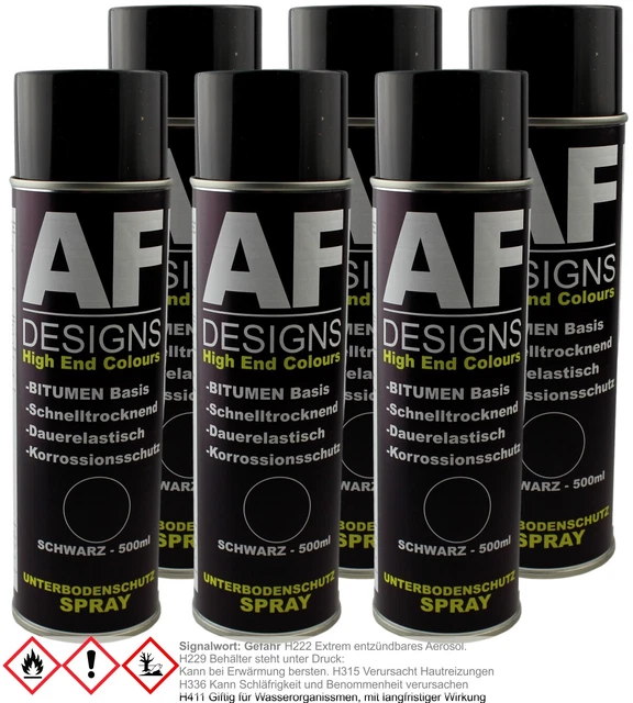Protezione sottoscocca spray bitume nero 6x sigillo protezione anticaduta
