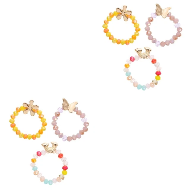 6 Pcs Watchband Decor Strap Decorative Ring Stainless Steel Charms Replaceable