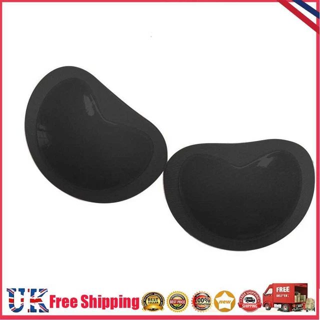 1 par de sujetadores esponja push up push up para mujer almohadilla para el pecho transpirable (negro) *Z