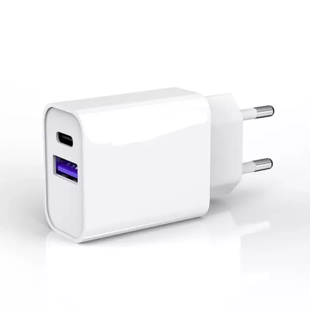 20W Schnell Ladegerät Dual für Apple iPhone 13 Netzteil USB-C 8-polig Adapter