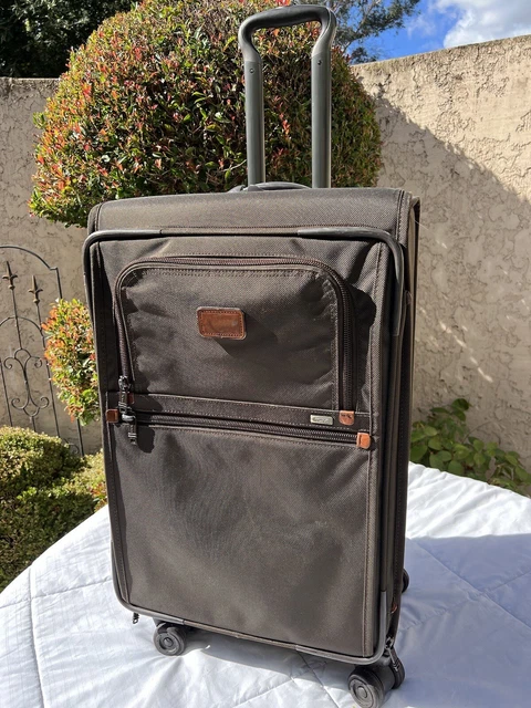 TUMI Alpha 4 Wheeled 27" Expandable Long-Distance Trip Spinner - 22065 Way Brown