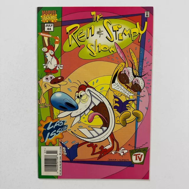 Ren & Stimpy Show 44 Newsstand Final Issue Rare Htf (1996, Marvel Comics)