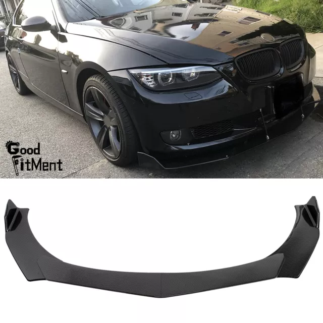 Front Bumper Lip Spoiler Splitter Universal For Chevrolet Corvette ZR1 Z06 09-13