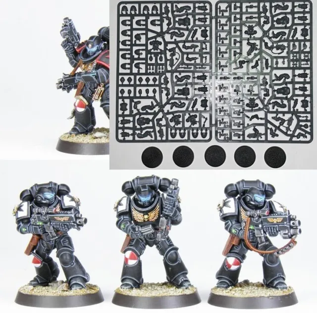 Warhammer 40K Space Marine Primaris Intercessors Squad On Sprues 5 Man cpbt2