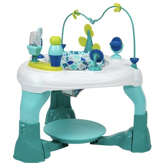 Baby Activity Center Stationary Spinner Stain Glass NEW Safety 1st 4 In1 Table
