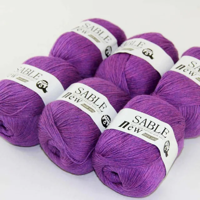 Sale 6X50gr Balls Super Warm Pure High Cashmere Blankets Rugs Crochet Yarn 24
