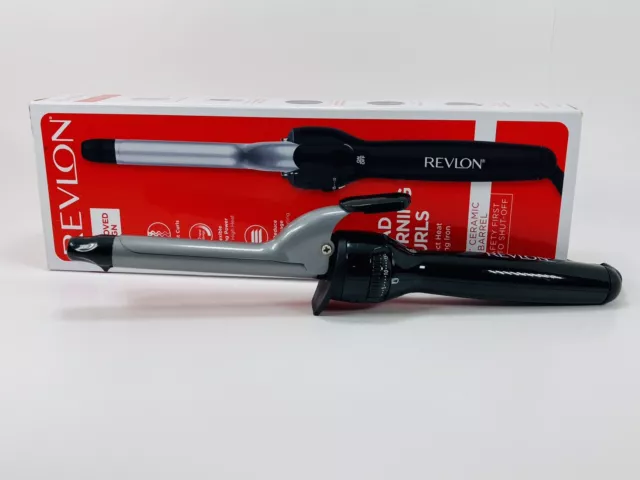 REVLON Perfect Heat Curling Iron 3/4" Ceramic Barrel