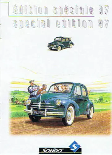 Rare ! CATALOGUE SOLIDO 1997  Edition spéciale auto camion pompier MINIATURE