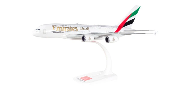 Maquette Avion HERPA Airbus A380-800 Emirates Year Of Tolerance - Échelle 1/200