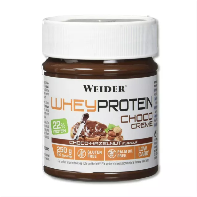 39,96€/kg Weider Whey Protein Choco Creme 250 g Dose