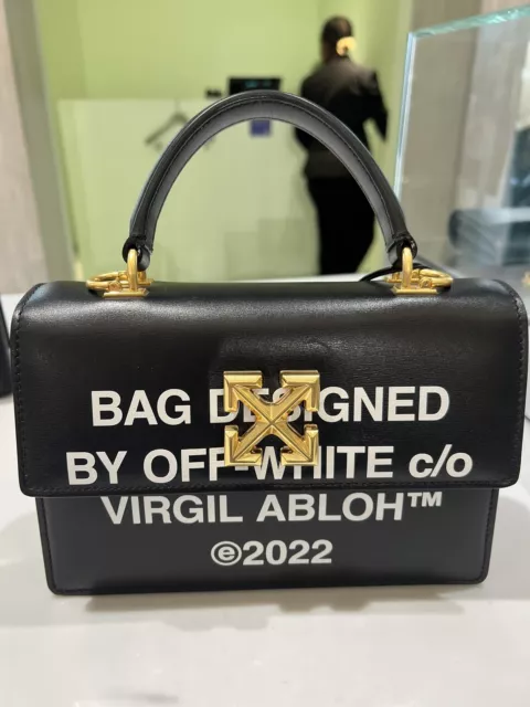 OFF-WHITE C/O VIRGIL ABLOH White Jitney Bag with Original Box and Dust Cover