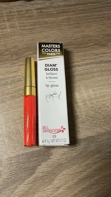 Gloss à Lèvres Masters Colors - Mandarine 003, Brillant Extra Shine, Neuf Sous Blister
