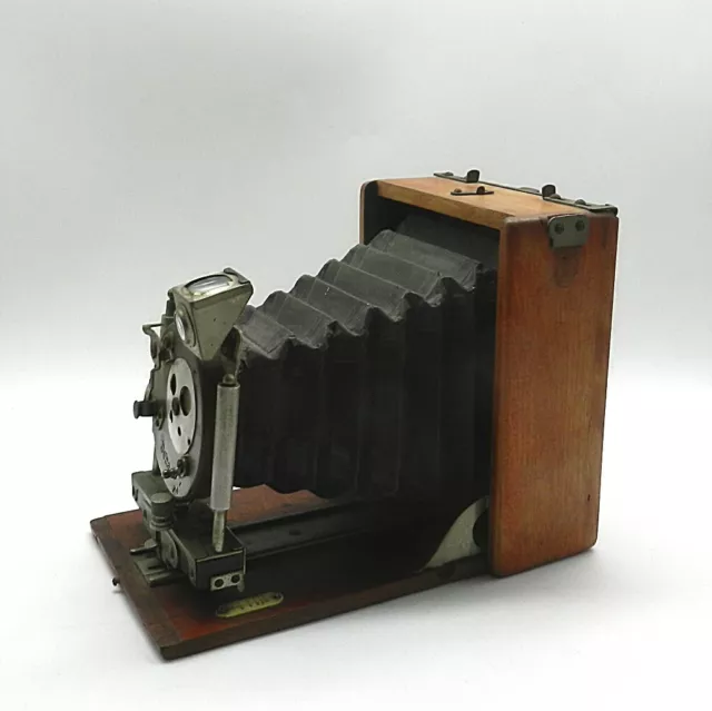 Um 1900 Dr. Krügener Delta Plattenkamera unverbastelter Zustand Kamera löst aus 2