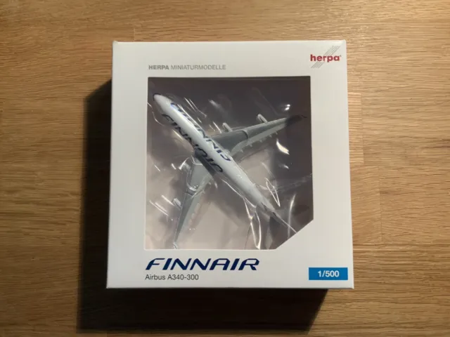 Herpa Wings 1:500 518284 Airbus A340-300 Finnair