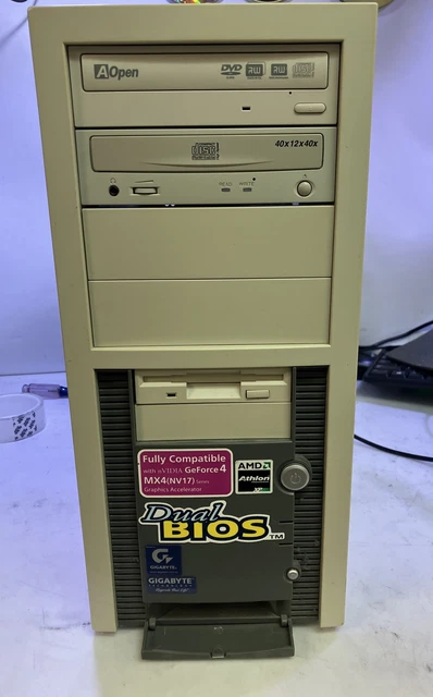 Desktop Computer Cases Ebay VINTAGE DESKTOP CASE with DVD and Floppy Drive $100.00 - PicClick CA