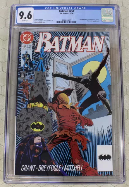 BATMAN #457 CGC 9.6 (1990) 1st app TIM DRAKE as ROBIN (DC Comics)!