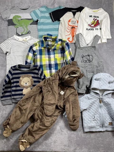 Carters Crazy 8 Just For You Shirts Outerwear Baby Boys 6-12 Months Bulk Infant