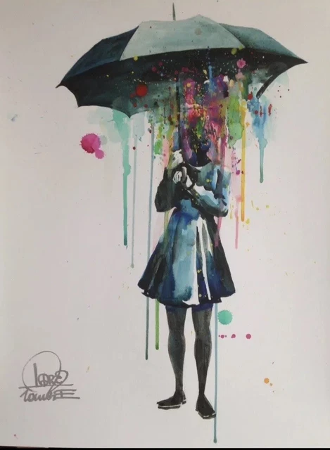 Giclée Pop Art Signée Par Lora Zombie – Street Art Original Fait Main