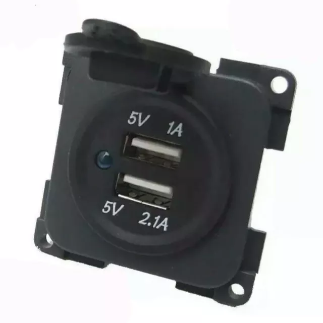 12v CBE C-Line Double Dual USB Socket Charger For Motorhome