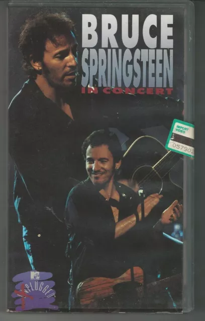 Vhs  Bruce Springsteen I N Concert Mtv Plugged 1992 Come  Nuovo Non  Sigillato