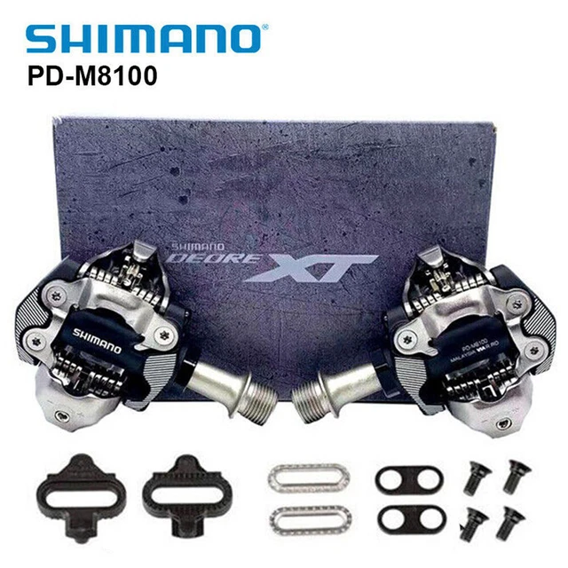 2022 SHIMANO DEORE XT PDM8100 SPD XC MTB Mountain Bike Clipless Pedals