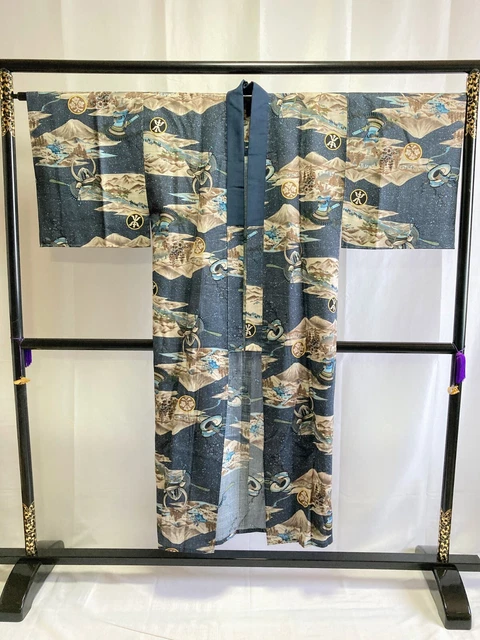 Vintage Japanese juban kimono - Antique Mens Juban