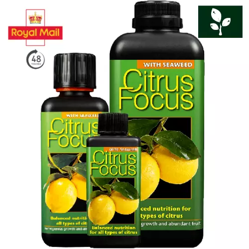 Growth Technology Citrus Focus 100ml 300ml 1L Plant Food For Orange/Lemon Trees