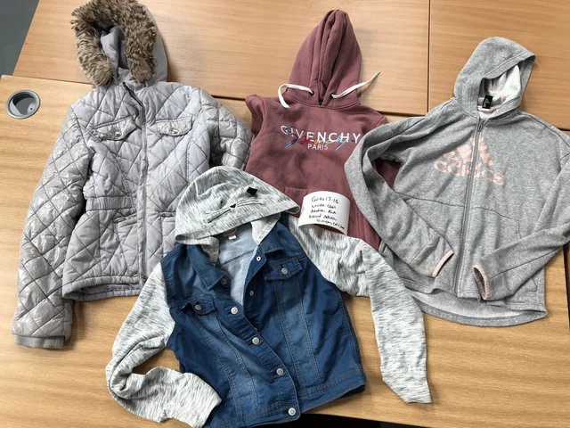 Girls age 13-14 years clothes bundle River island coat adidas hoodies cat & jack