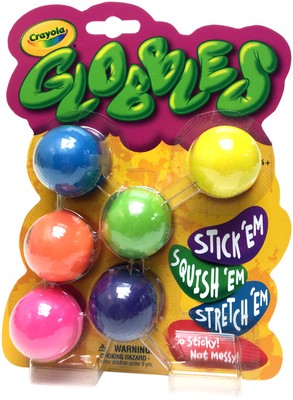 Crayola globbles colori assortiti confezione da 6 