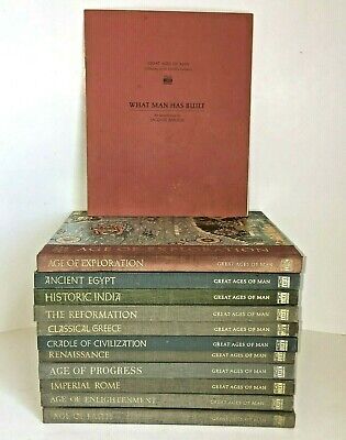 Great Ages of Man/Time-Life Books Hardcover Homeschool Lot of 11 Books & Index