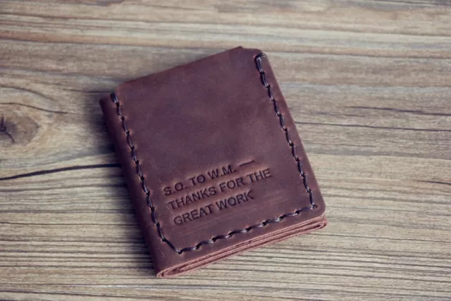 Handmade Leather Wallet The Secret Life Of Walter Mitty Genuine Leather Wallet