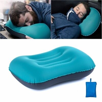 Ultralight Mini Inflatable Air Pillow Bed Cushion Travel Hiking Camping Rest