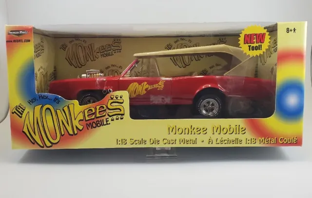 The Monkees Mobile 1/18 Ertl American Muscle Diecast New