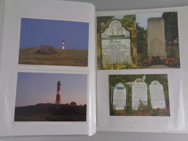 approx. 120 postcards North Sea Amrum Föhr Hallig Hooge Sylt etc. (7448/198)