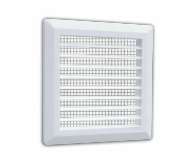 AIR VENT GRILLE 174mm x 174mm with Fitting Frame and Fly Screen £5.49 -  PicClick UK