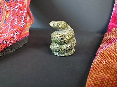 Old Chinese Carved Stone Snake …beautiful collection and display piece