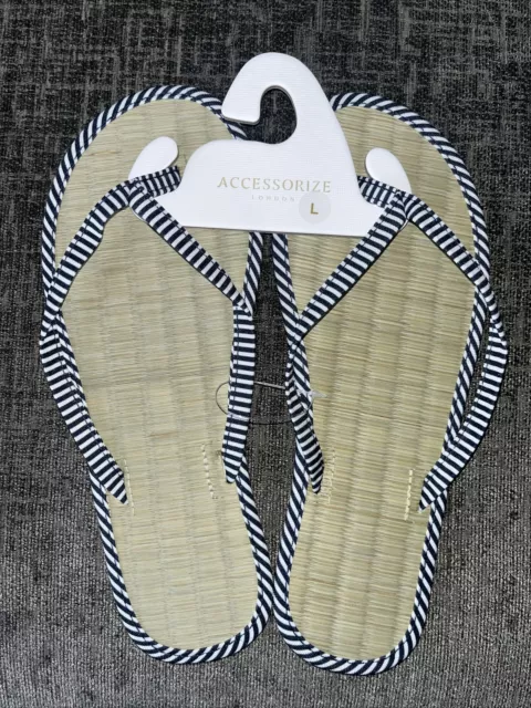 INFRADITO MONSOON DONNA Seagrass Accessorize Taglia L UK 7 8 blu a righe bianche EUR 14 22 PicClick IT