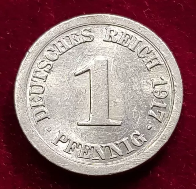 1466(9) 1 Pfennig (Kaiserreich) 1917/ A in vz ................... von Berlin.007