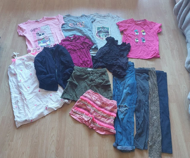 Large Bundle Of Girls Age 9-10 Spring Summer Clothes - Zara, GAP, Next