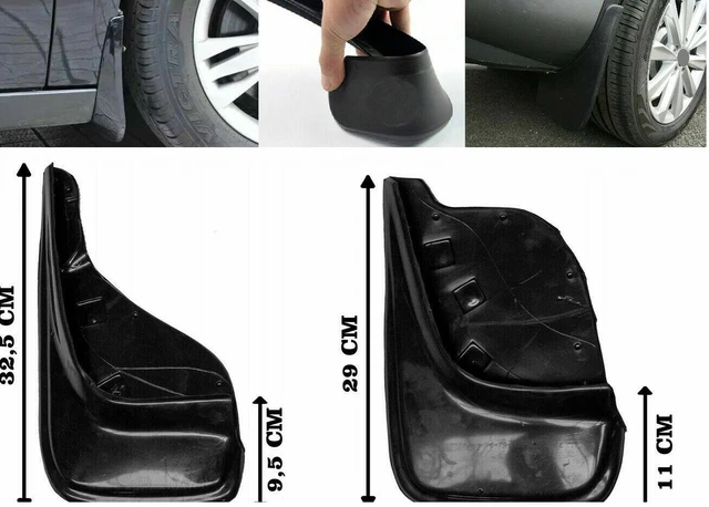 2 Pare-boue Anti-éclaboussures Avant Pour Toyota RAV 4 MK II - Noir Caoutchouc, Neufs