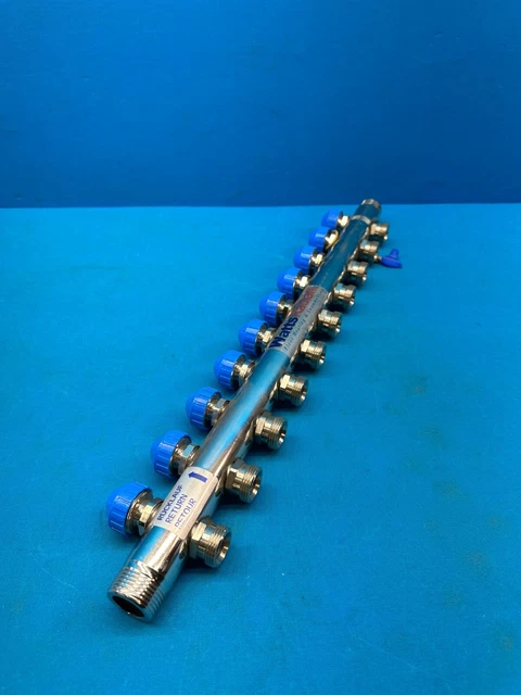 Watts Radiant Stainless Steel Floor Heating & Snow Melting Manifold 81001986