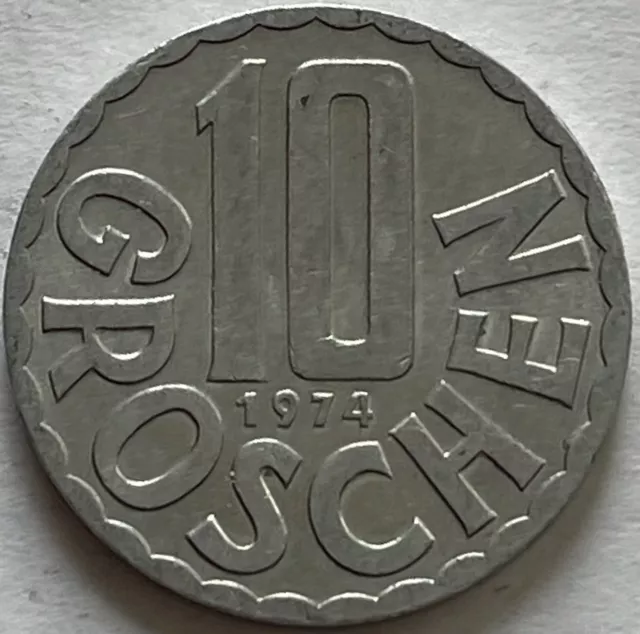 1974 Austria 🇦🇹 10 Groschen Coin Lot (Half Price 1st Class Postage)