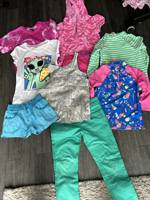 Girls summer clothes bundle age 7/8 years