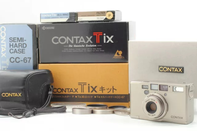 [Top MINT] Contax Tix Carl Zeiss 28mm f/2.8 Point＆Shoot APS Film Camera JAPAN