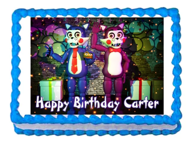 FIVE NIGHTS AT FREDDY'S Edible Cake topper image decoration