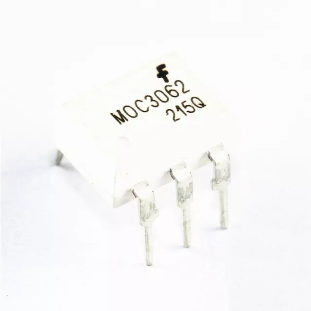 10 Pcs Moc3062 Optoisolator 7.5Kv Triac Dip-6 Fsc New