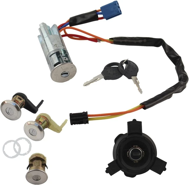 Kit Serrures Avant Gauche + Droite + Neiman Antivol Pour Renault Kangoo 1 (1997-2008) - Réf. 7701470736 - Neuf