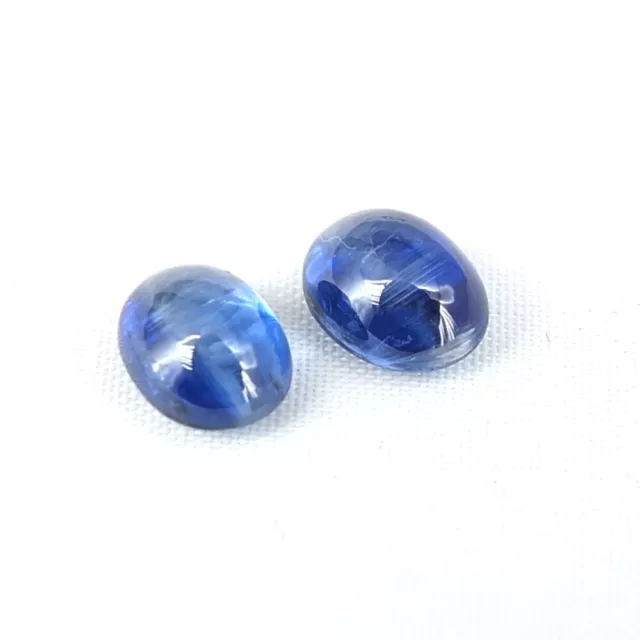 Shola Vrai 6,04 Carats Naturelle Bleu Cyanite/Cyanite, Rhaeticite Paire De Népal