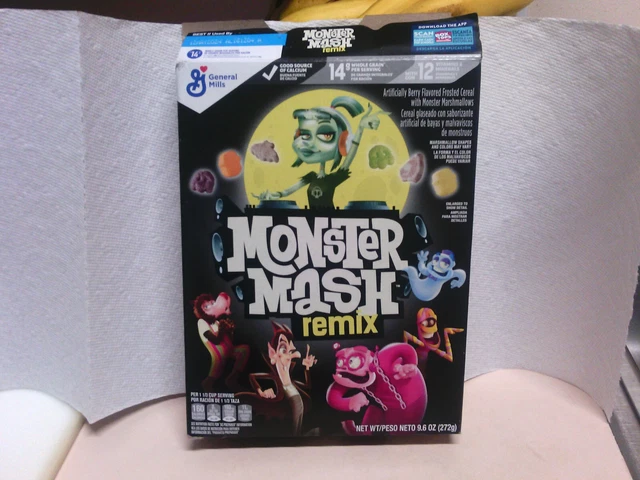 BOX ONLY General Mills Halloween Monster Mash Remix Cereal 2023